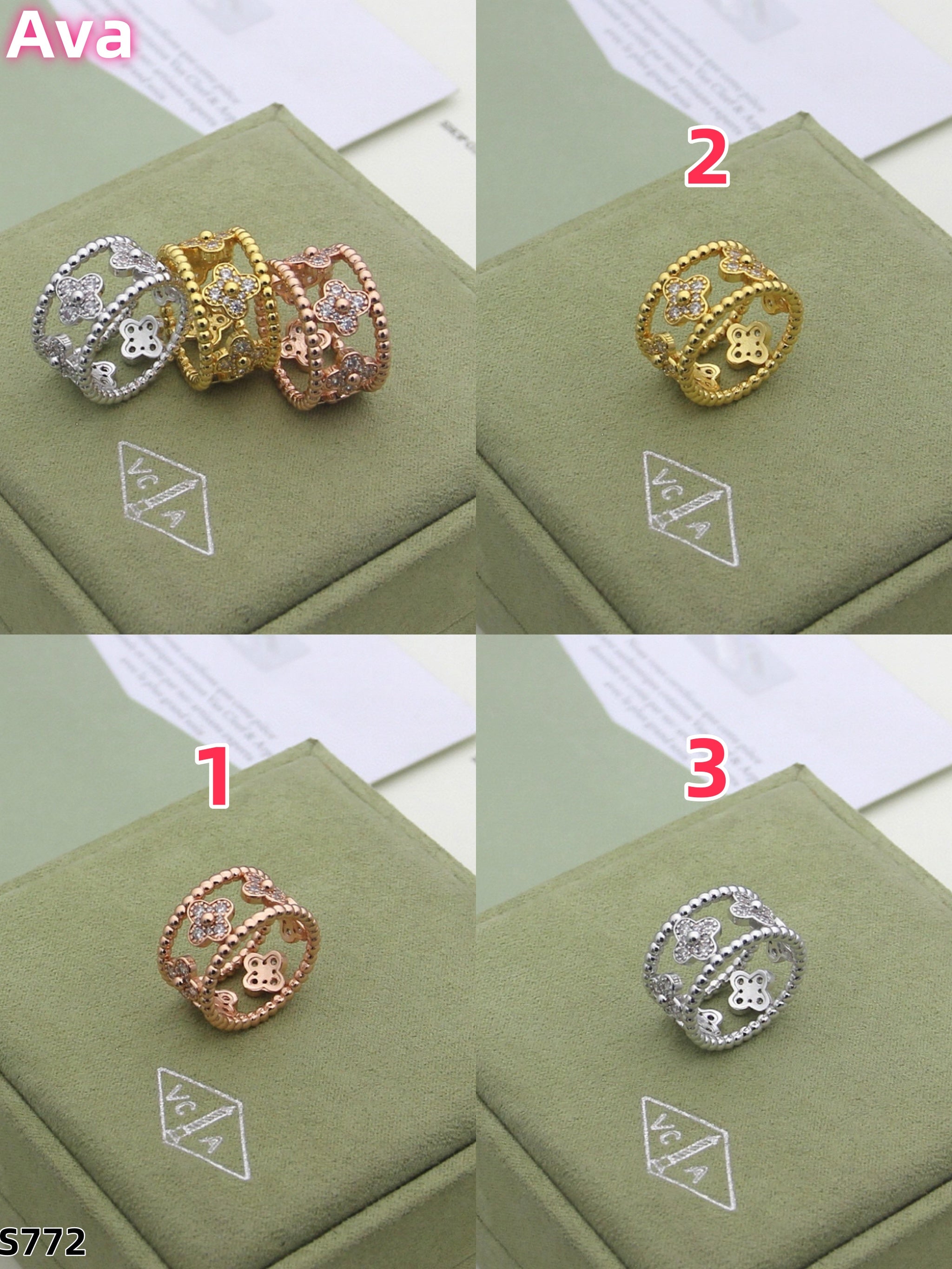 S772 Van Cleef & Arpels ring