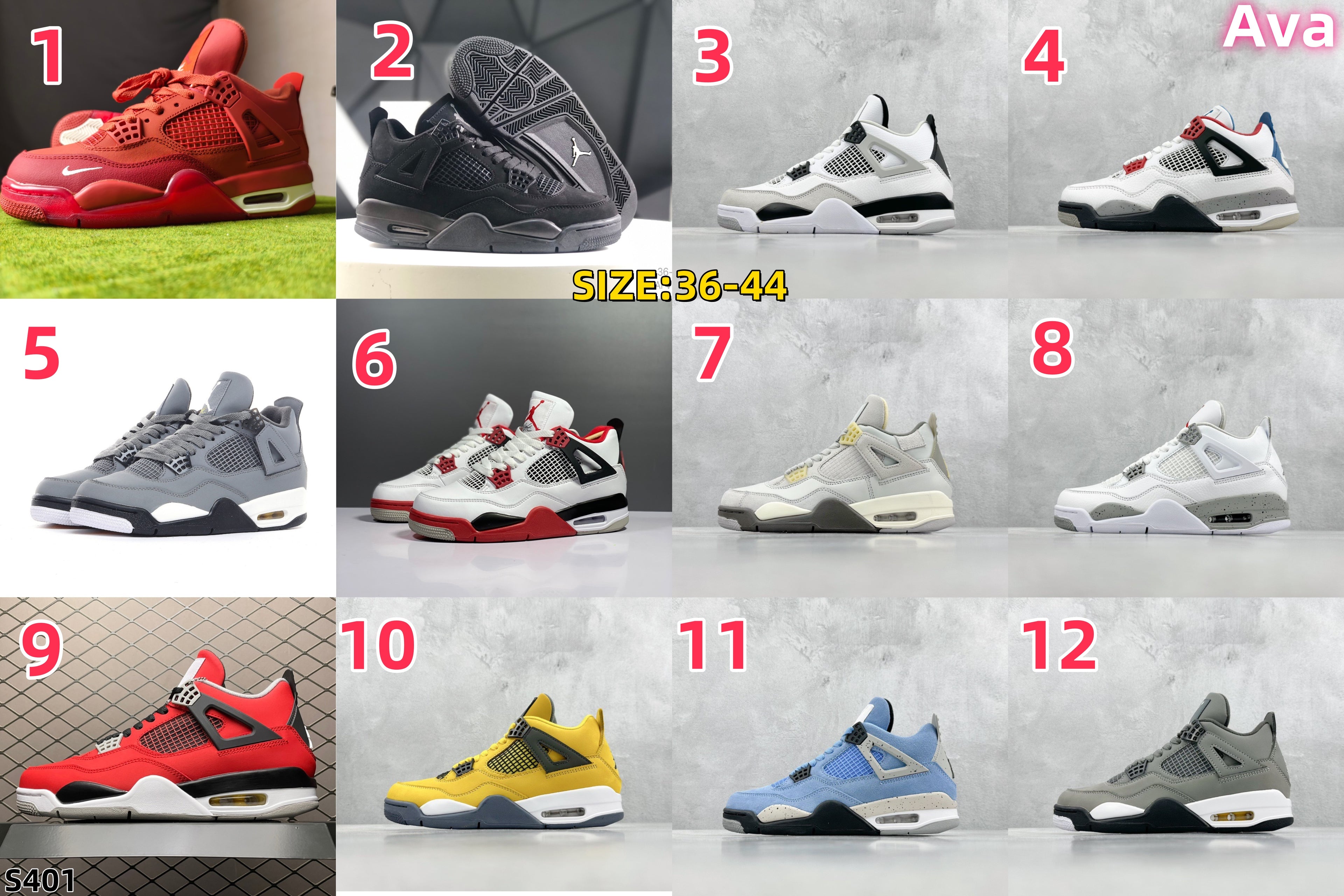 S401 Nike Jordan Air Jordan 4 Shoes