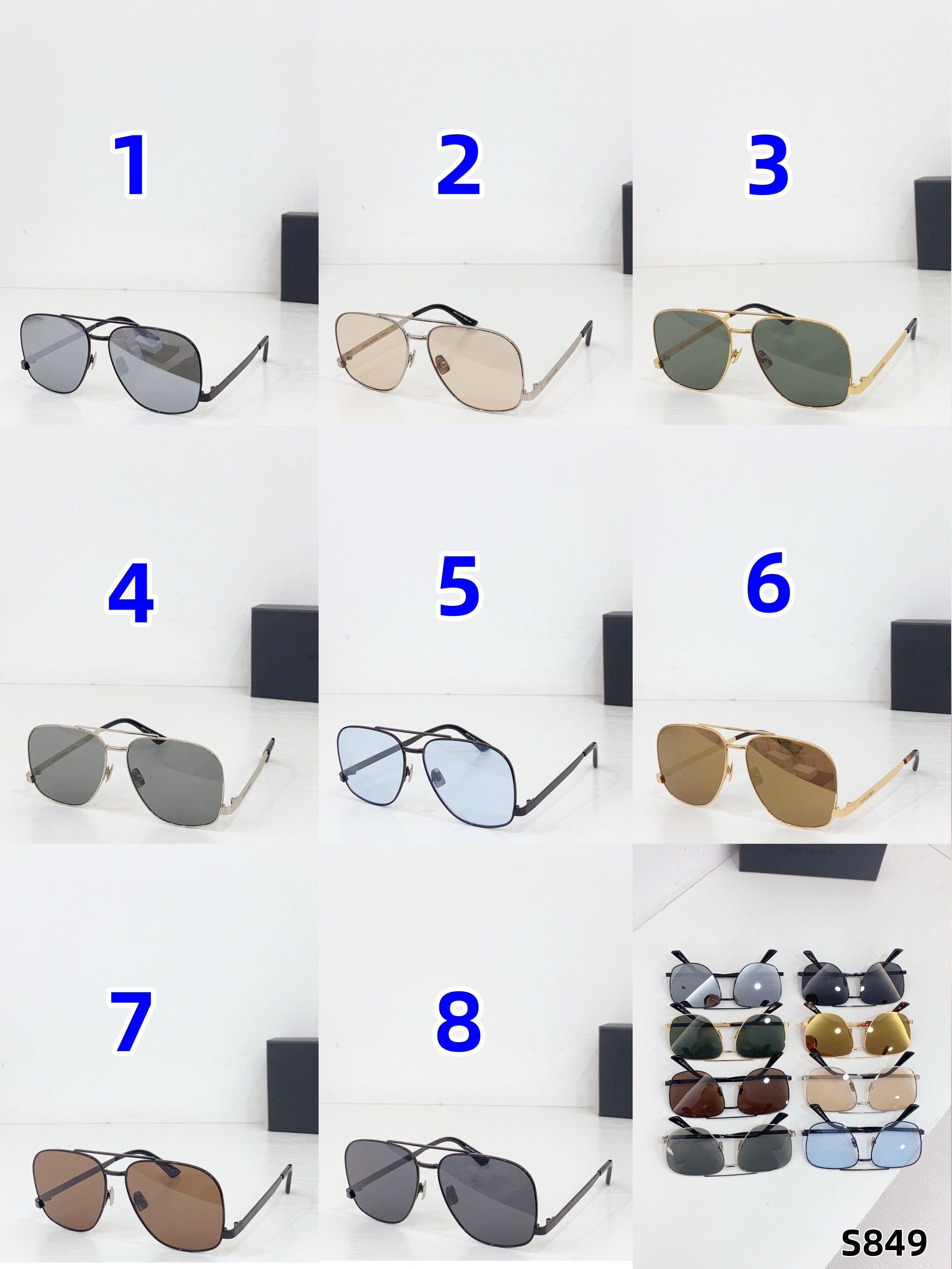 S849 Saint Laurent YSL glasses