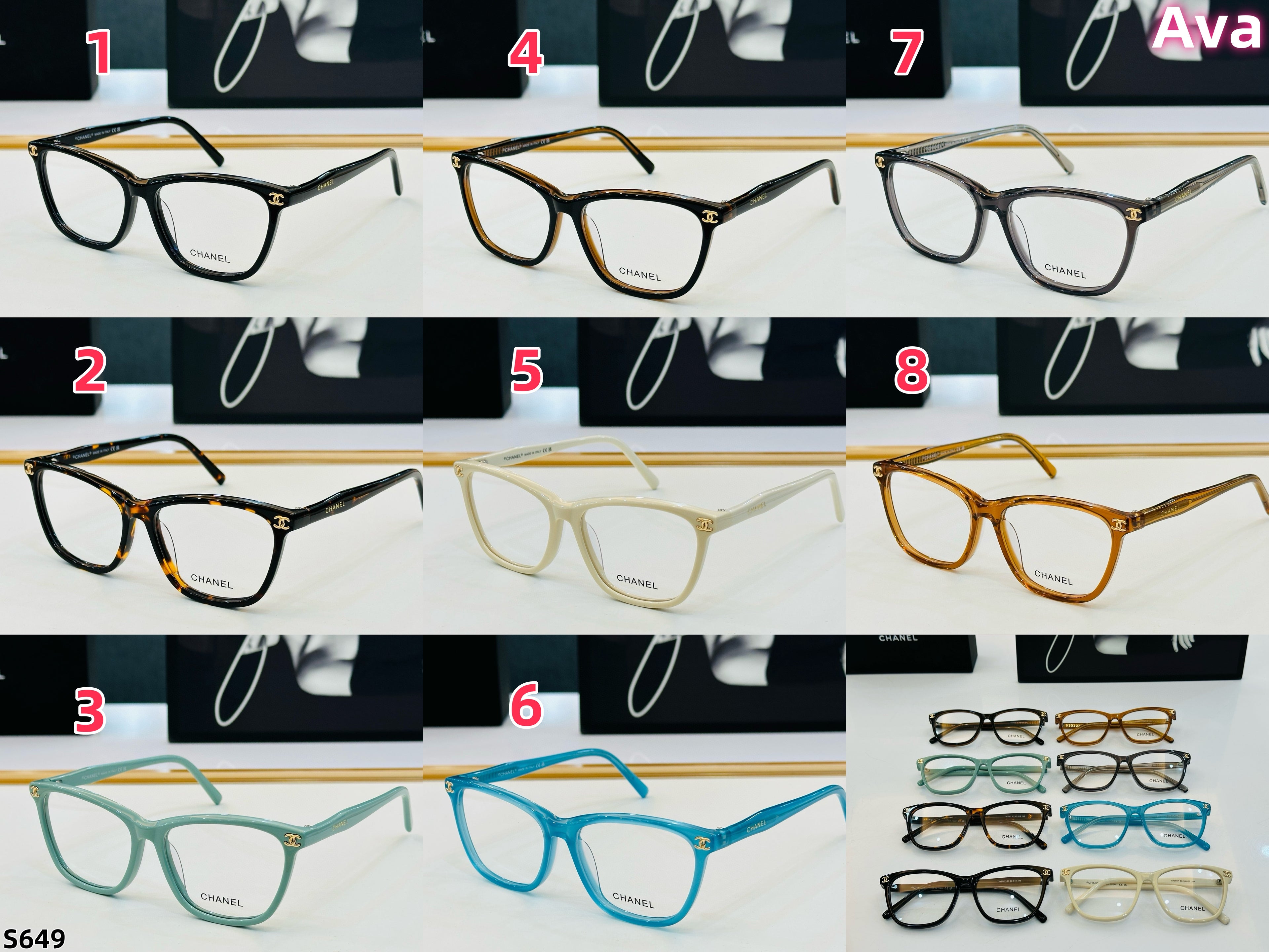 S649  eyeglasses glasses