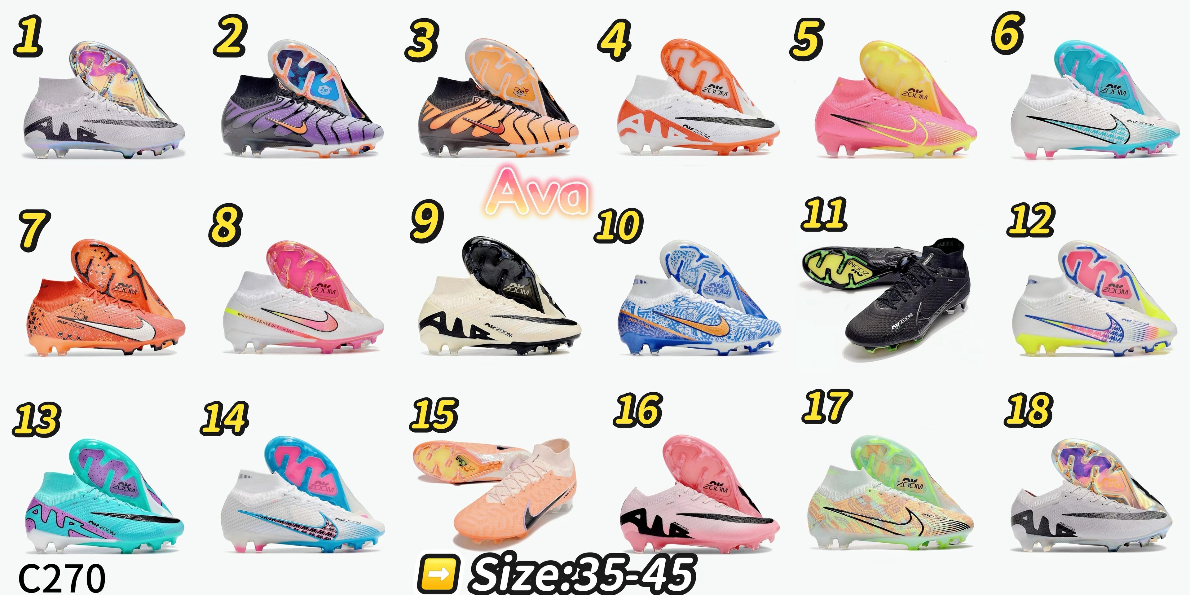 C270 Nike Mercurial football boots