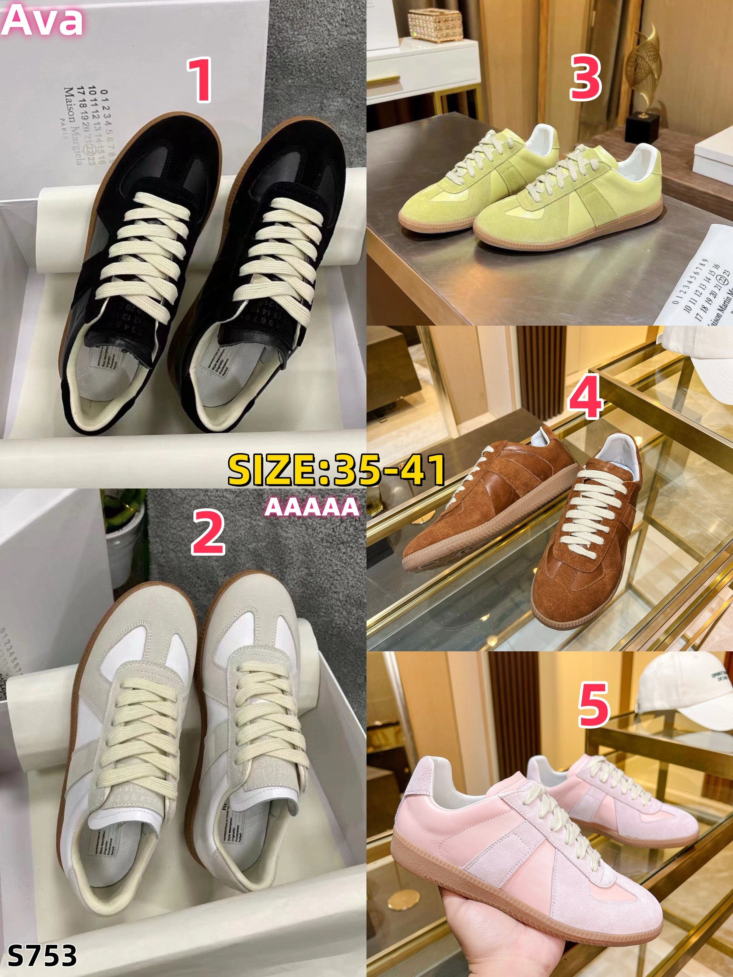S753 Maison Margiela MM6 shoe