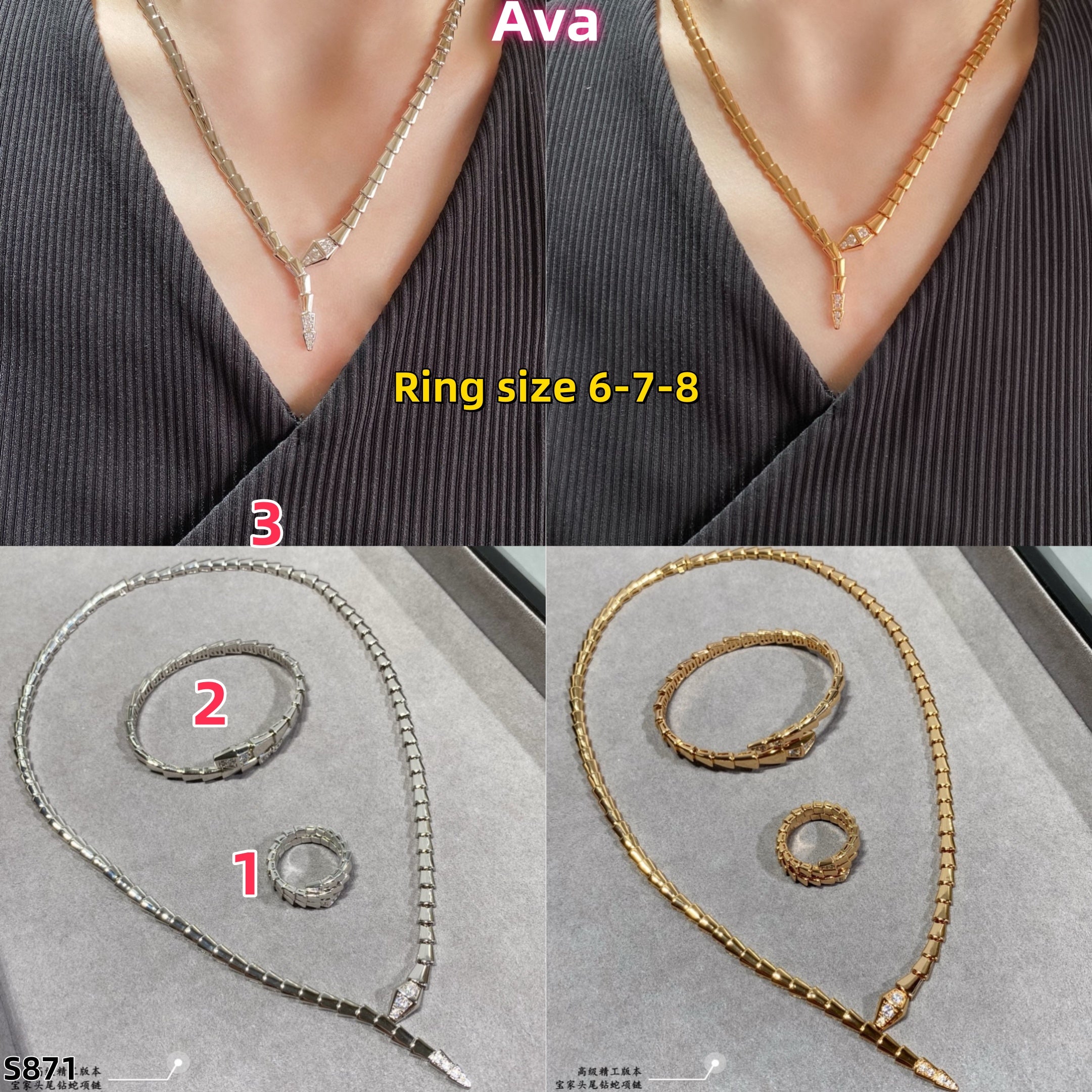 S871 Bulgari necklace