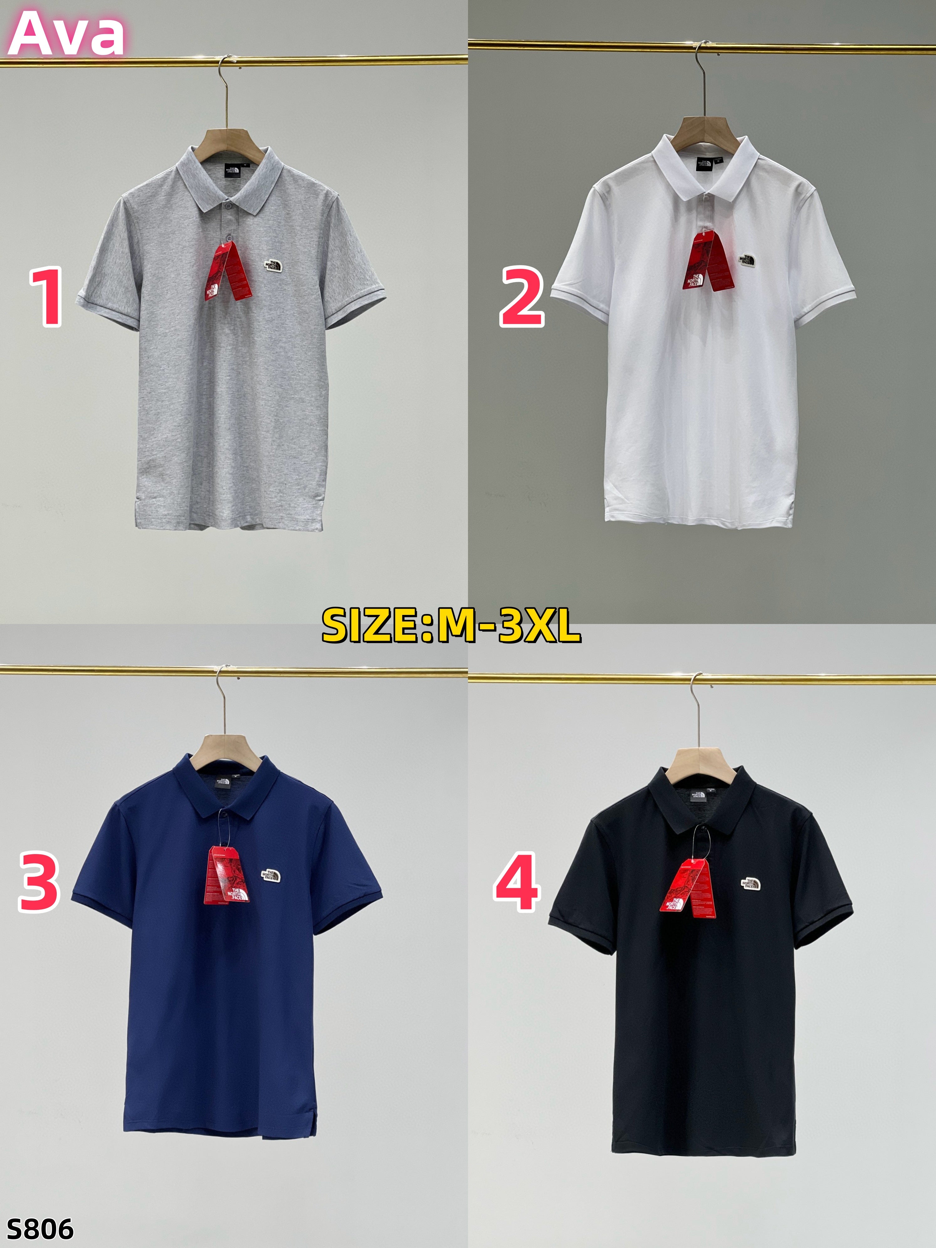 S806 The North Face Polo Shirt