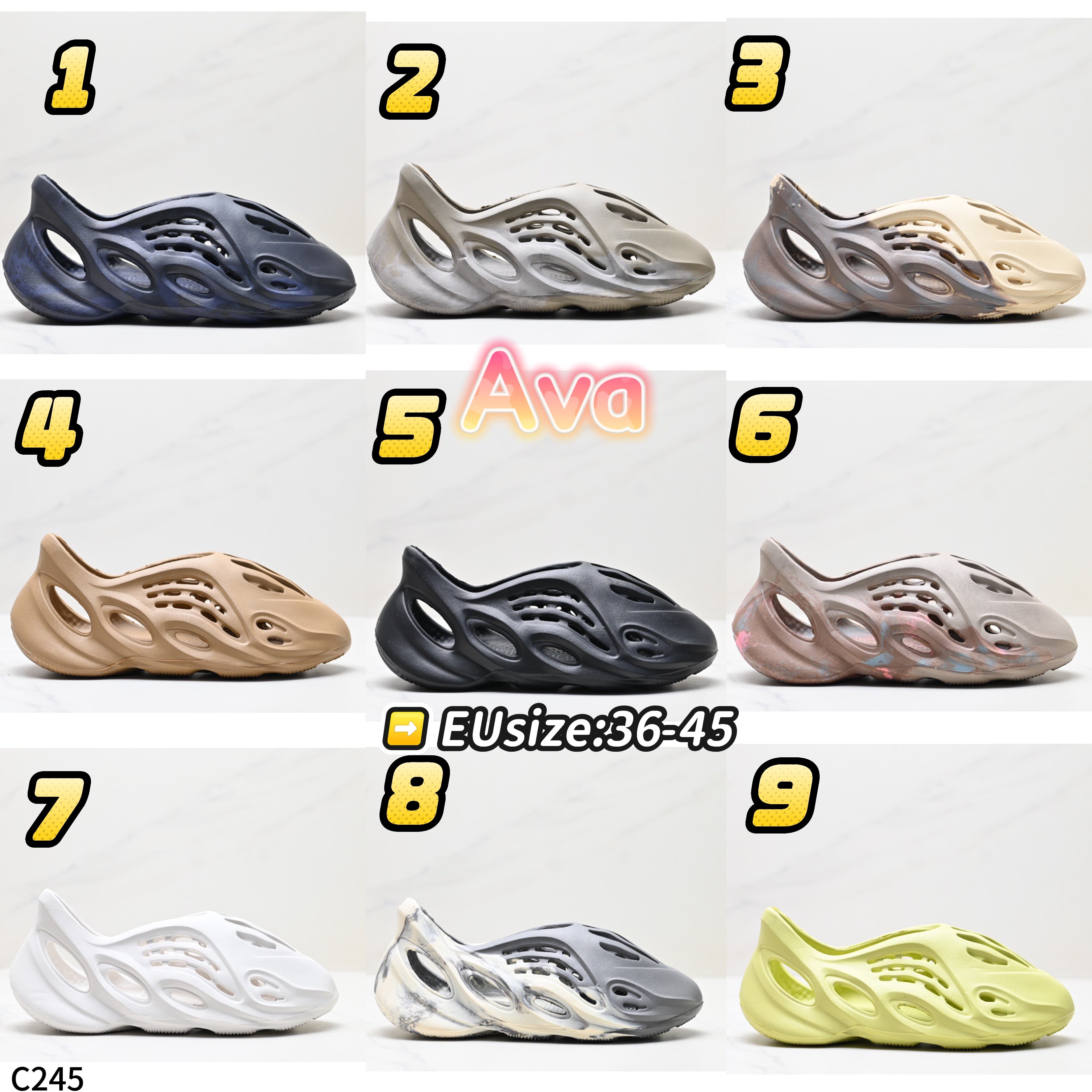 C245 Adidas YEEZY Foam Runner shoes