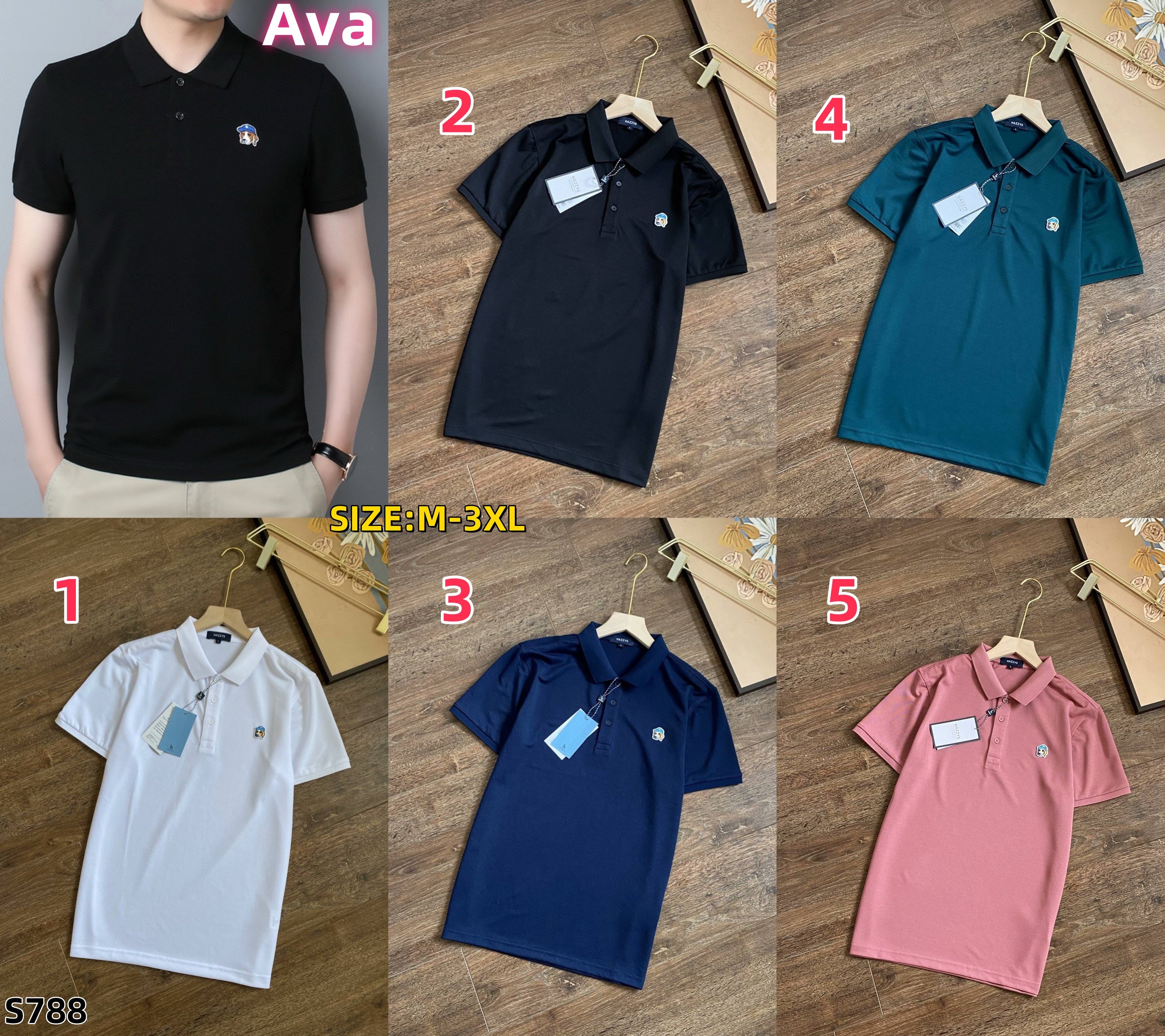 S788 HAZZYS polo shirt