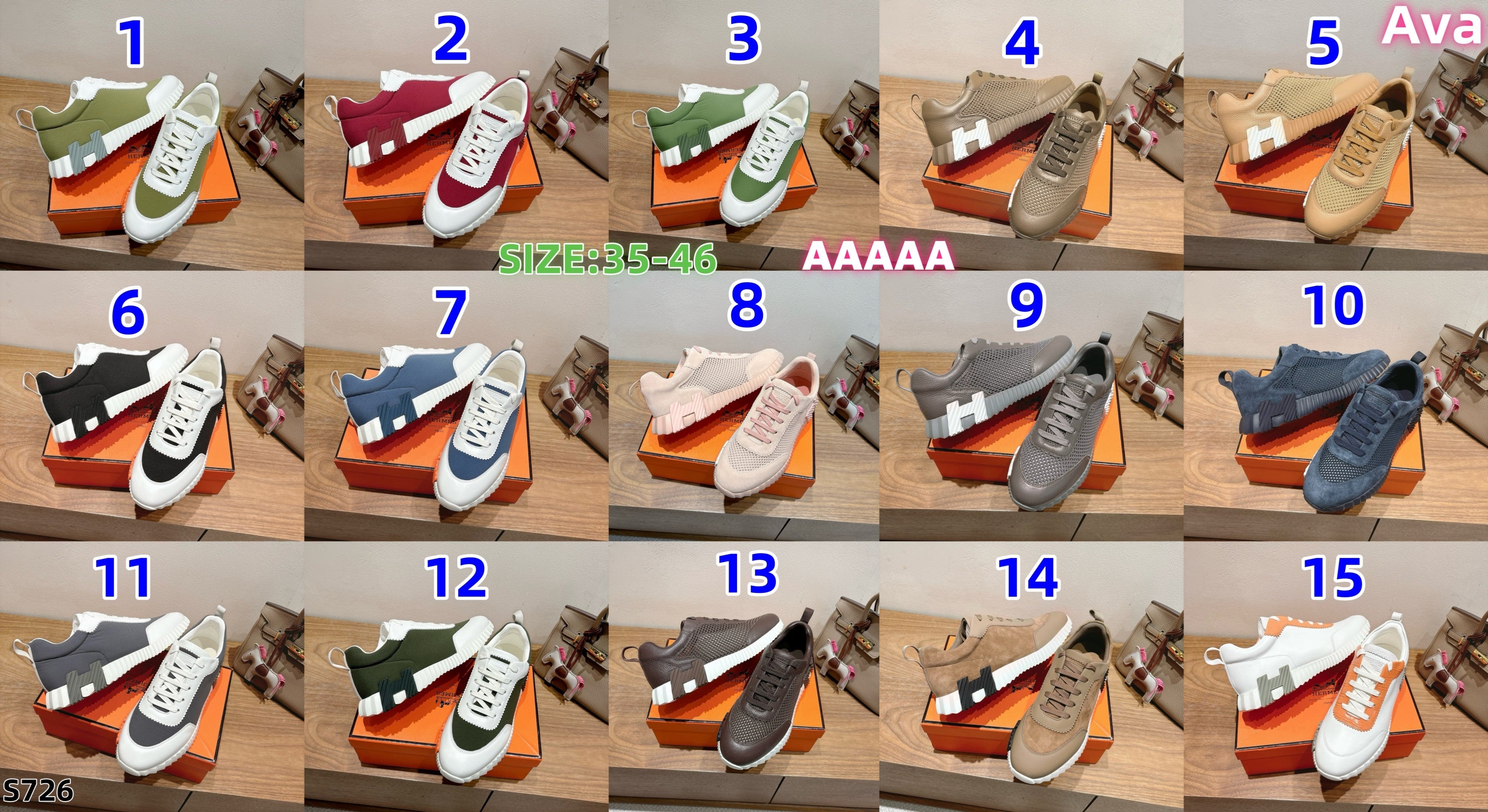 S726 Hermès New Couple Shoes