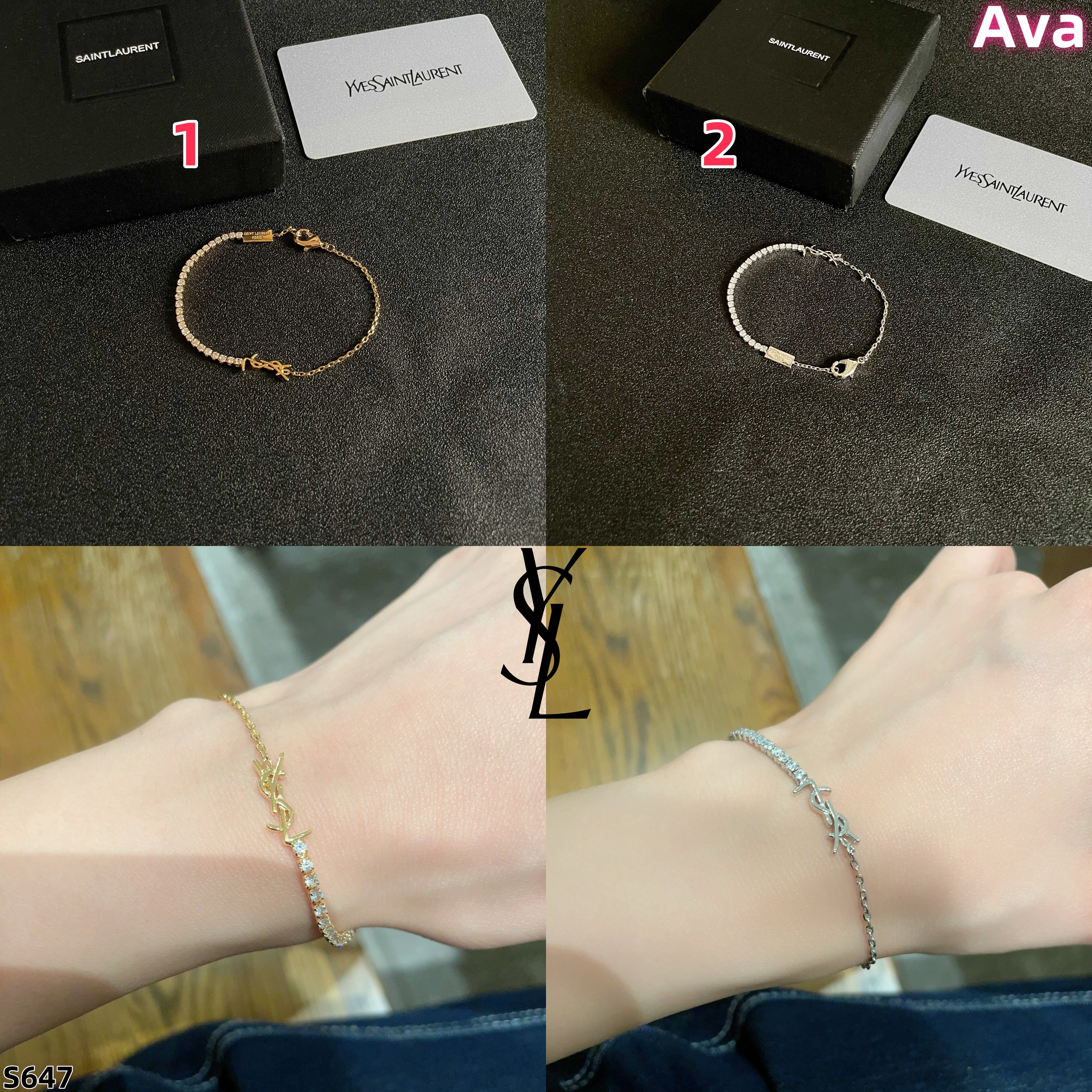 S647  Saint Laurent YSL Bracelet