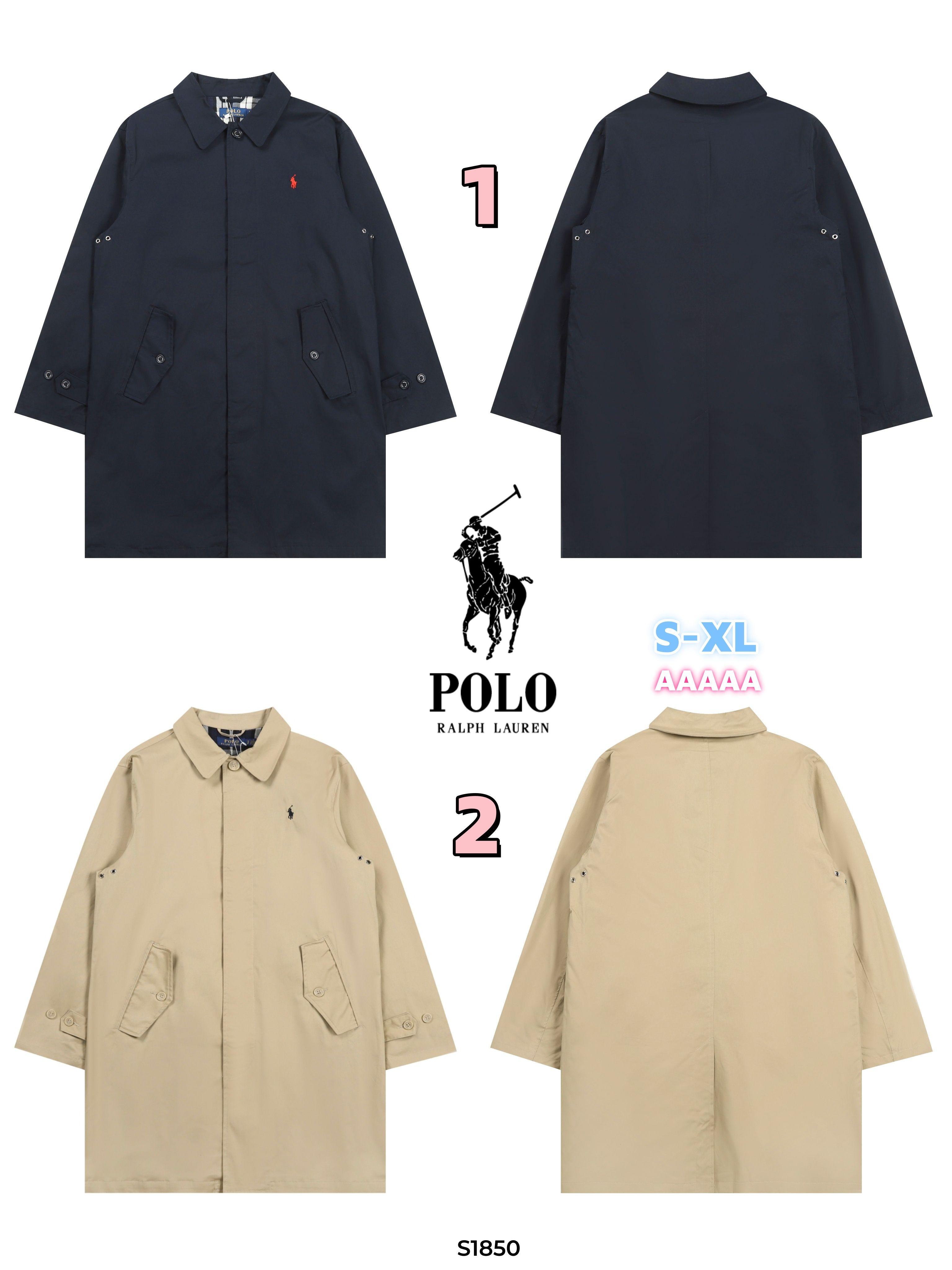 S1850 Ralph Lauren long jacket