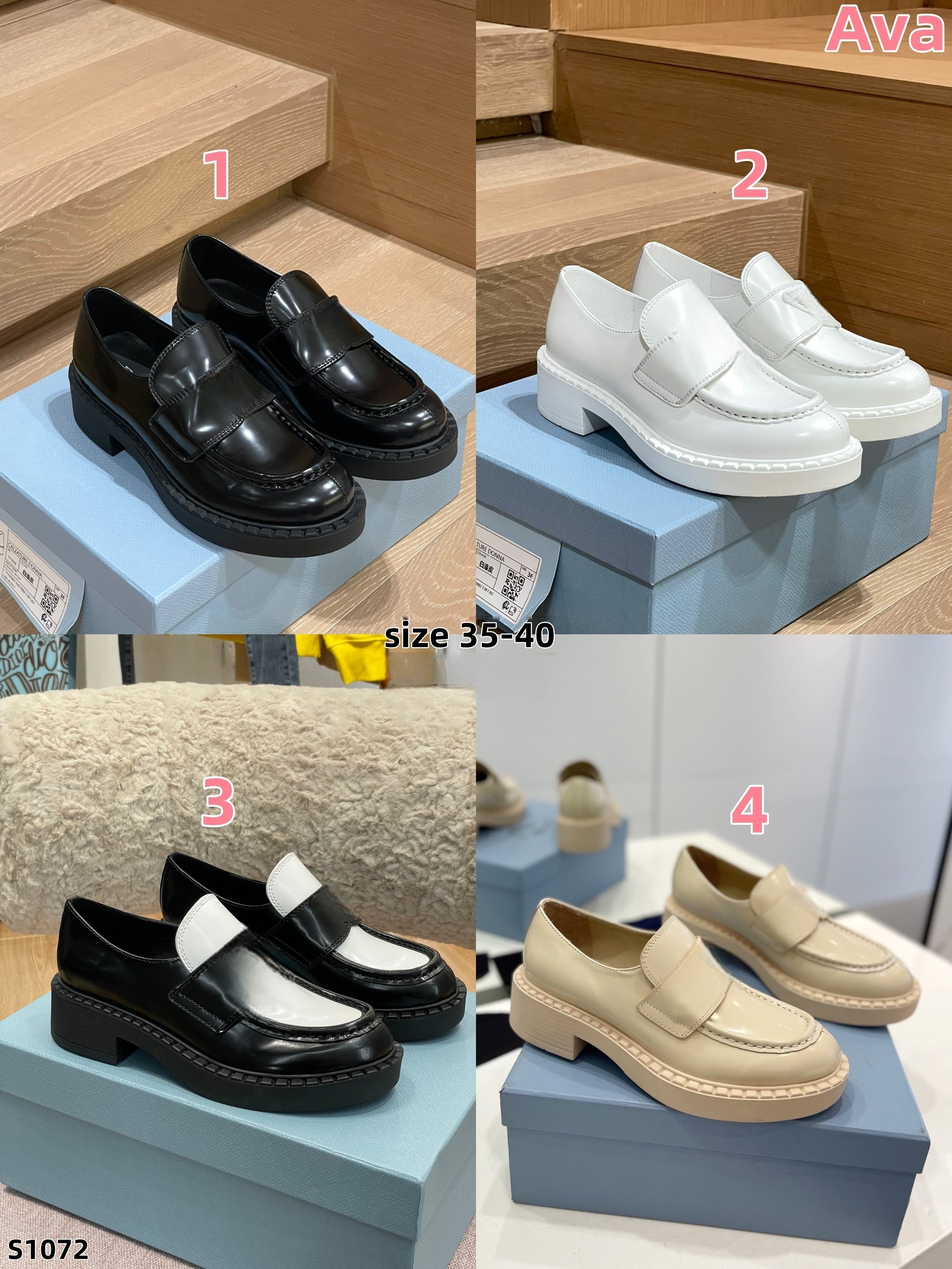 S1072 Pra loafers shoe