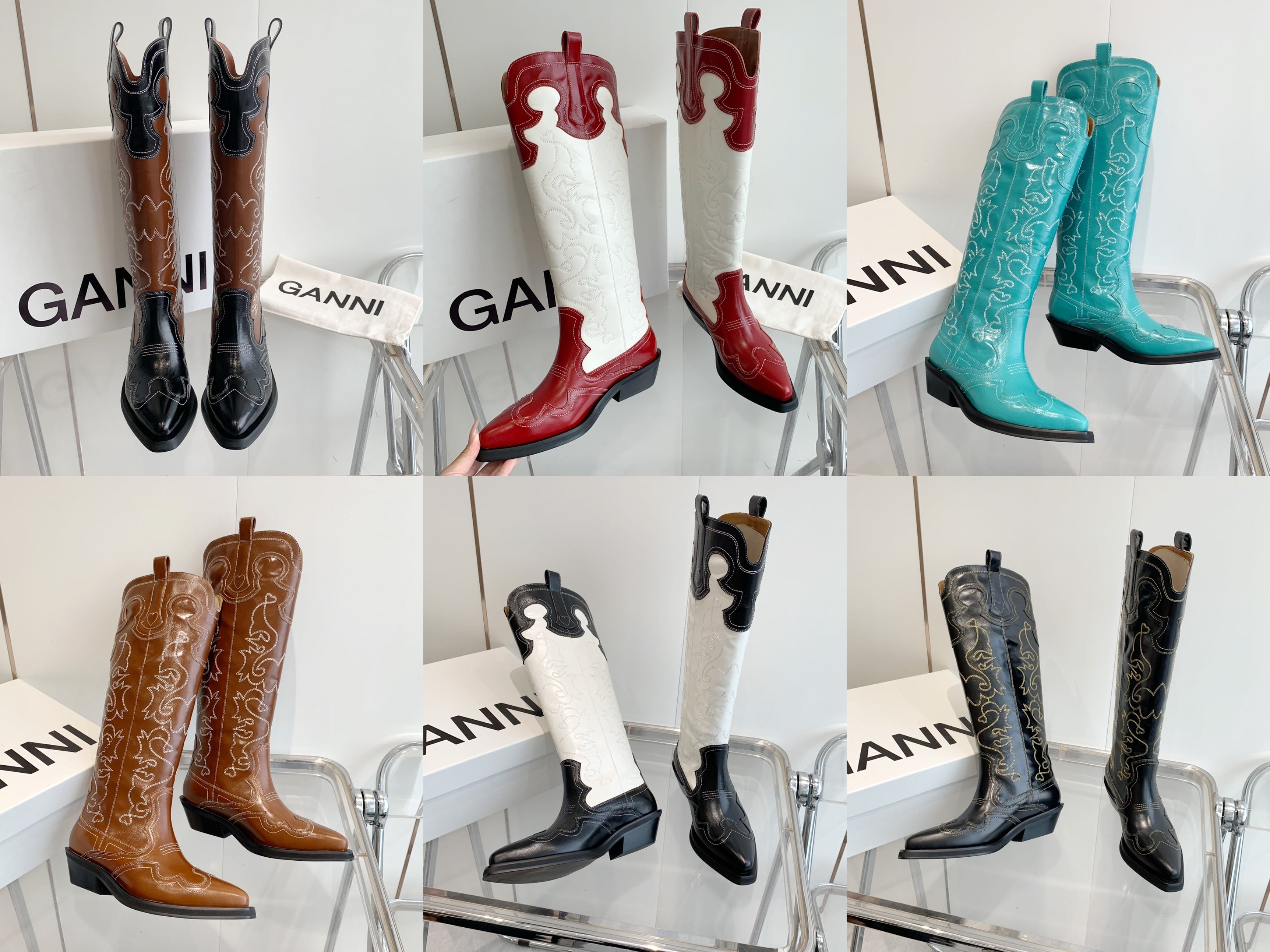 S2021 GANNI boots